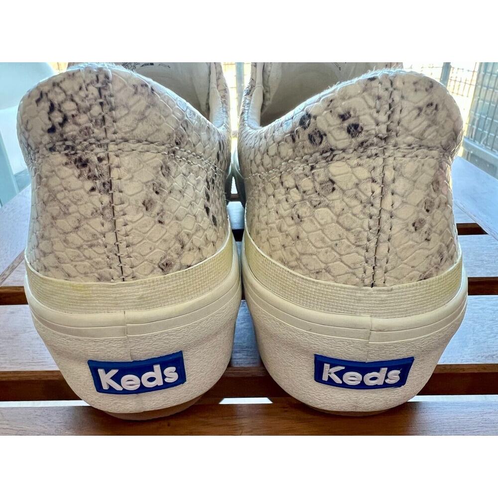 NWOT Keds Snake  animal Print  Classic Canvas Sneakers  Comfort Shoes US Sz 10 - Picture 3 of 11